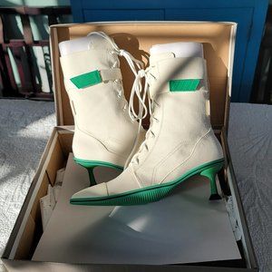 Charles & Keith Kitten Heel Boots - Size 39